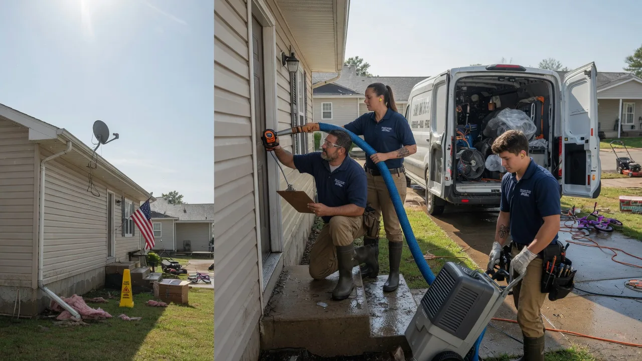 Ceiling Water Damage Restoration in Antwerp, OH near me